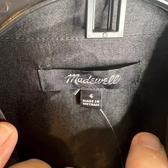Madewell Black Button-Up Blouse - Picture 5 of 8